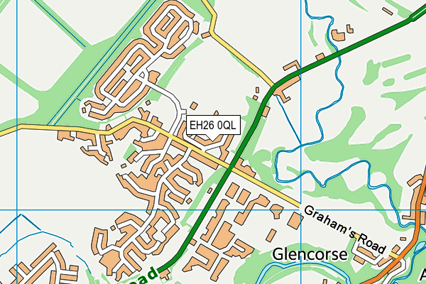 EH26 0QL map - OS VectorMap District (Ordnance Survey) EH26 0QL map - OS VectorMap District (Ordnance Survey)