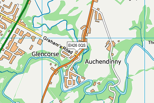 EH26 0QS map - OS VectorMap District (Ordnance Survey) EH26 0QS map - OS VectorMap District (Ordnance Survey)