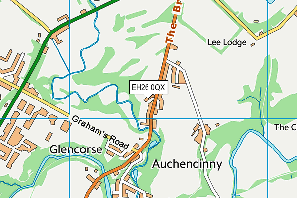 EH26 0QX map - OS VectorMap District (Ordnance Survey) EH26 0QX map - OS VectorMap District (Ordnance Survey)