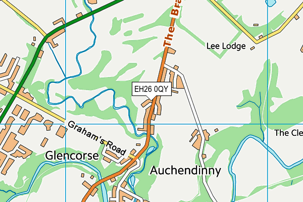 EH26 0QY map - OS VectorMap District (Ordnance Survey) EH26 0QY map - OS VectorMap District (Ordnance Survey)