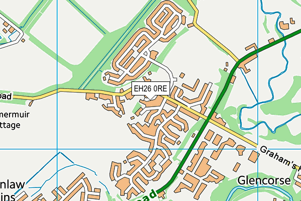 EH26 0RE map - OS VectorMap District (Ordnance Survey) EH26 0RE map - OS VectorMap District (Ordnance Survey)