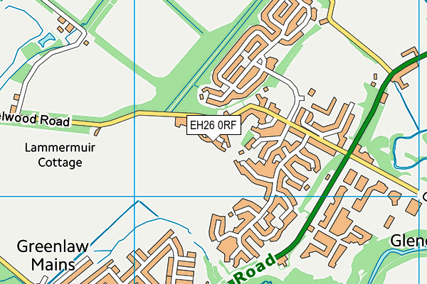 EH26 0RF map - OS VectorMap District (Ordnance Survey) EH26 0RF map - OS VectorMap District (Ordnance Survey)