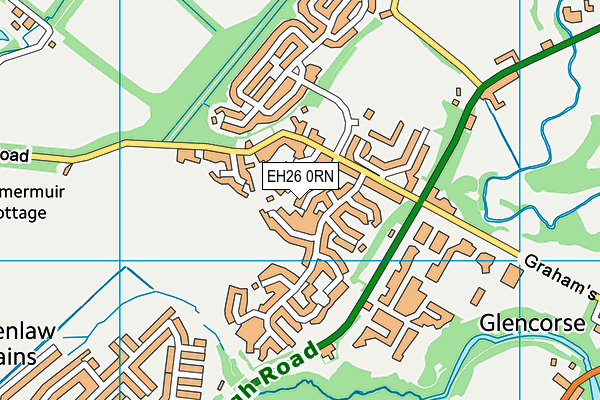 EH26 0RN map - OS VectorMap District (Ordnance Survey) EH26 0RN map - OS VectorMap District (Ordnance Survey)