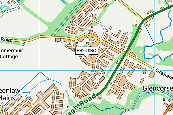 EH26 0RQ map - OS VectorMap District (Ordnance Survey) EH26 0RQ map - OS VectorMap District (Ordnance Survey)