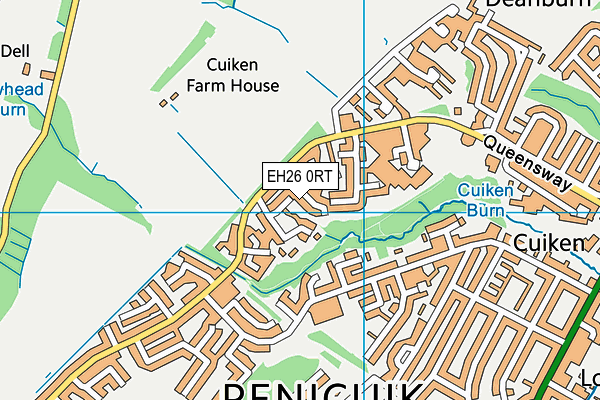EH26 0RT map - OS VectorMap District (Ordnance Survey) EH26 0RT map - OS VectorMap District (Ordnance Survey)