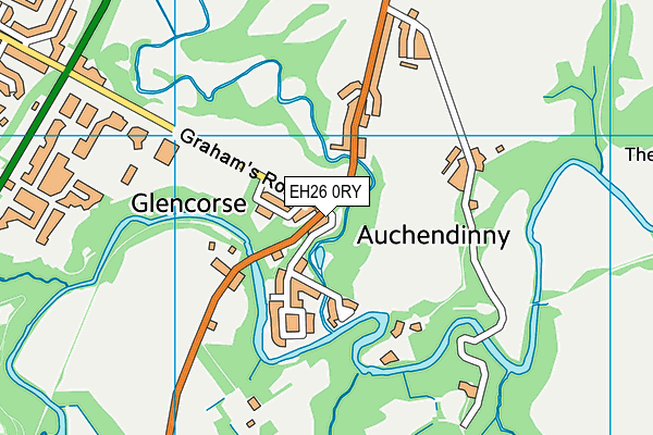 EH26 0RY map - OS VectorMap District (Ordnance Survey) EH26 0RY map - OS VectorMap District (Ordnance Survey)