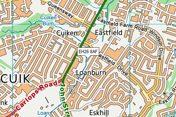 EH26 8AF map - OS VectorMap District (Ordnance Survey) EH26 8AF map - OS VectorMap District (Ordnance Survey)