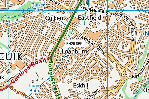 EH26 8BP map - OS VectorMap District (Ordnance Survey) EH26 8BP map - OS VectorMap District (Ordnance Survey)
