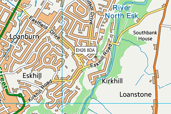 EH26 8DA map - OS VectorMap District (Ordnance Survey) EH26 8DA map - OS VectorMap District (Ordnance Survey)