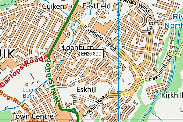 EH26 8DD map - OS VectorMap District (Ordnance Survey) EH26 8DD map - OS VectorMap District (Ordnance Survey)
