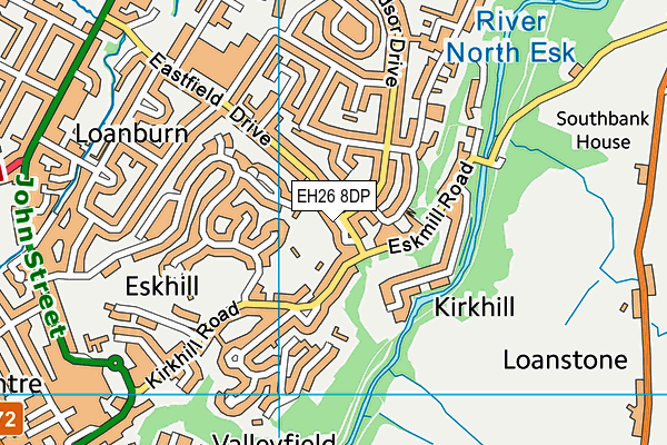 EH26 8DP map - OS VectorMap District (Ordnance Survey) EH26 8DP map - OS VectorMap District (Ordnance Survey)