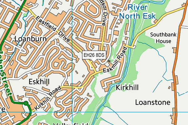 EH26 8DS map - OS VectorMap District (Ordnance Survey) EH26 8DS map - OS VectorMap District (Ordnance Survey)