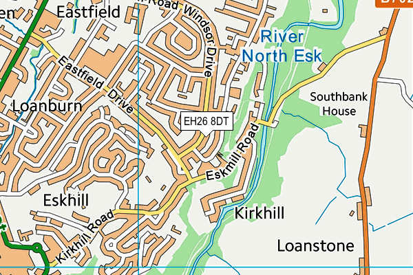 EH26 8DT map - OS VectorMap District (Ordnance Survey) EH26 8DT map - OS VectorMap District (Ordnance Survey)