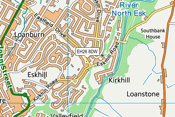 EH26 8DW map - OS VectorMap District (Ordnance Survey) EH26 8DW map - OS VectorMap District (Ordnance Survey)