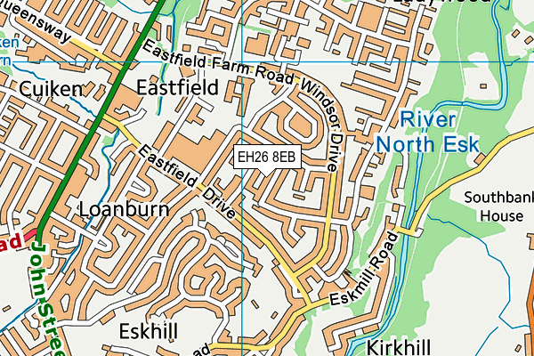 EH26 8EB map - OS VectorMap District (Ordnance Survey) EH26 8EB map - OS VectorMap District (Ordnance Survey)