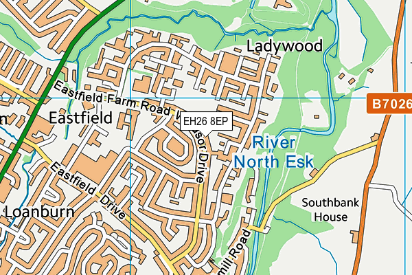 EH26 8EP map - OS VectorMap District (Ordnance Survey) EH26 8EP map - OS VectorMap District (Ordnance Survey)