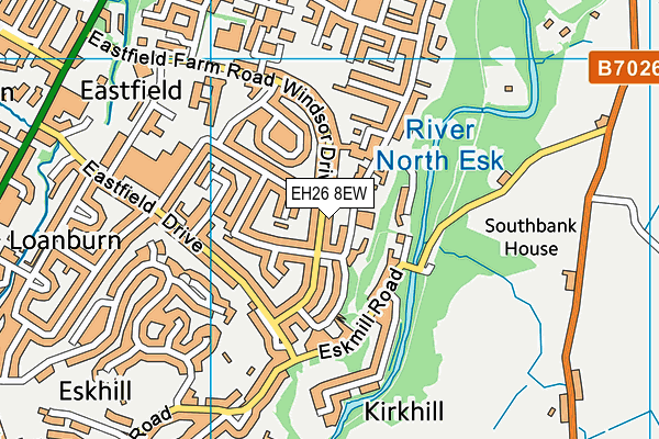 EH26 8EW map - OS VectorMap District (Ordnance Survey) EH26 8EW map - OS VectorMap District (Ordnance Survey)