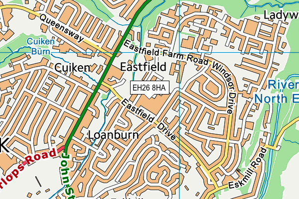 EH26 8HA map - OS VectorMap District (Ordnance Survey) EH26 8HA map - OS VectorMap District (Ordnance Survey)
