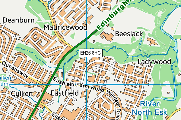 EH26 8HG map - OS VectorMap District (Ordnance Survey) EH26 8HG map - OS VectorMap District (Ordnance Survey)