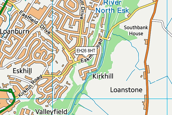EH26 8HT map - OS VectorMap District (Ordnance Survey) EH26 8HT map - OS VectorMap District (Ordnance Survey)