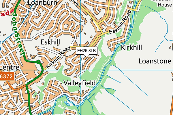 EH26 8LB map - OS VectorMap District (Ordnance Survey) EH26 8LB map - OS VectorMap District (Ordnance Survey)