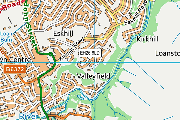 EH26 8LD map - OS VectorMap District (Ordnance Survey) EH26 8LD map - OS VectorMap District (Ordnance Survey)