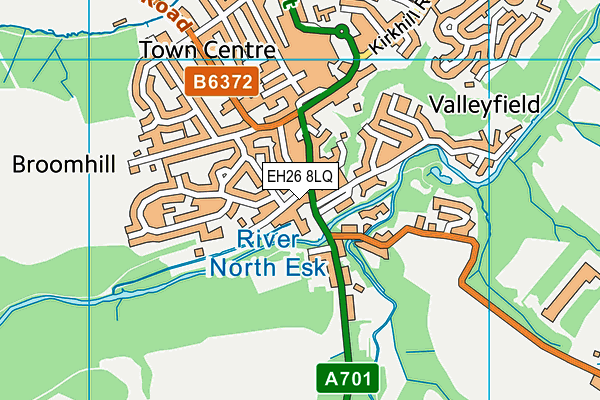 EH26 8LQ map - OS VectorMap District (Ordnance Survey) EH26 8LQ map - OS VectorMap District (Ordnance Survey)