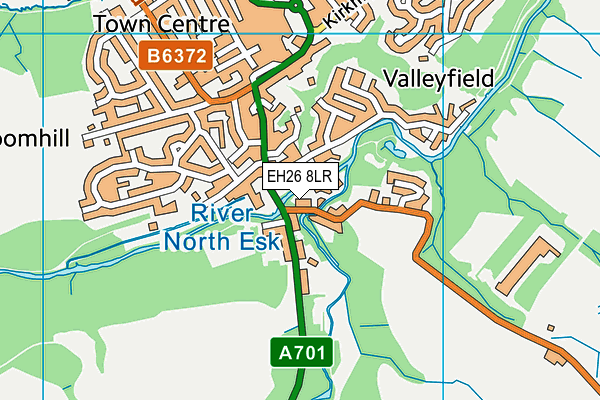 EH26 8LR map - OS VectorMap District (Ordnance Survey) EH26 8LR map - OS VectorMap District (Ordnance Survey)