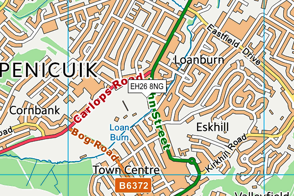 EH26 8NG map - OS VectorMap District (Ordnance Survey) EH26 8NG map - OS VectorMap District (Ordnance Survey)