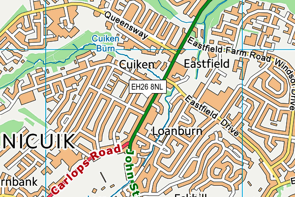 EH26 8NL map - OS VectorMap District (Ordnance Survey) EH26 8NL map - OS VectorMap District (Ordnance Survey)