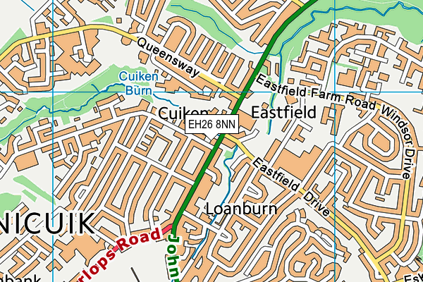 EH26 8NN map - OS VectorMap District (Ordnance Survey) EH26 8NN map - OS VectorMap District (Ordnance Survey)