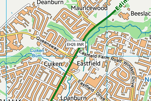 EH26 8NR map - OS VectorMap District (Ordnance Survey) EH26 8NR map - OS VectorMap District (Ordnance Survey)