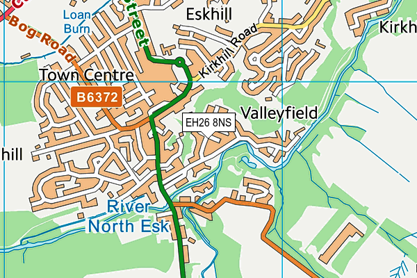 EH26 8NS map - OS VectorMap District (Ordnance Survey) EH26 8NS map - OS VectorMap District (Ordnance Survey)