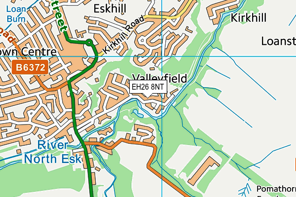 EH26 8NT map - OS VectorMap District (Ordnance Survey) EH26 8NT map - OS VectorMap District (Ordnance Survey)