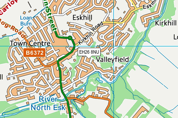 EH26 8NU map - OS VectorMap District (Ordnance Survey) EH26 8NU map - OS VectorMap District (Ordnance Survey)