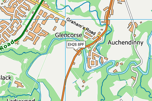 EH26 8PF map - OS VectorMap District (Ordnance Survey) EH26 8PF map - OS VectorMap District (Ordnance Survey)