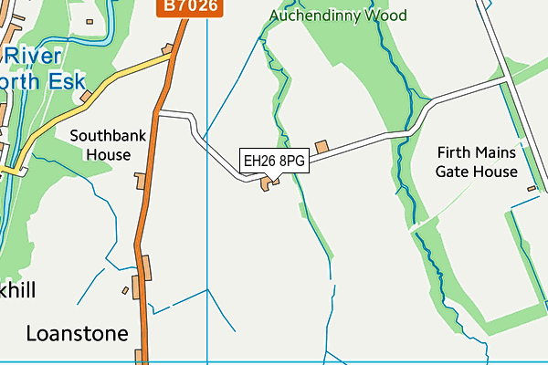 EH26 8PG map - OS VectorMap District (Ordnance Survey) EH26 8PG map - OS VectorMap District (Ordnance Survey)