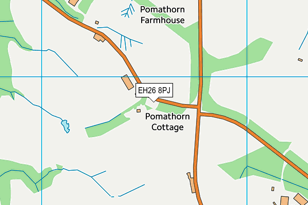 EH26 8PJ map - OS VectorMap District (Ordnance Survey) EH26 8PJ map - OS VectorMap District (Ordnance Survey)