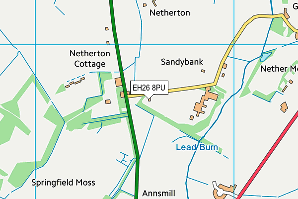 EH26 8PU map - OS VectorMap District (Ordnance Survey) EH26 8PU map - OS VectorMap District (Ordnance Survey)