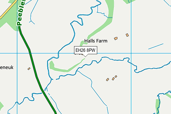 EH26 8PW map - OS VectorMap District (Ordnance Survey) EH26 8PW map - OS VectorMap District (Ordnance Survey)