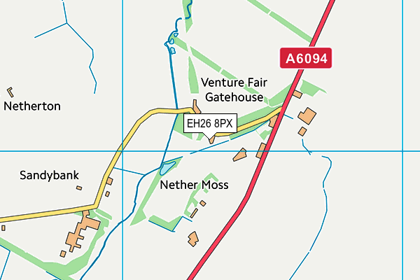 EH26 8PX map - OS VectorMap District (Ordnance Survey) EH26 8PX map - OS VectorMap District (Ordnance Survey)