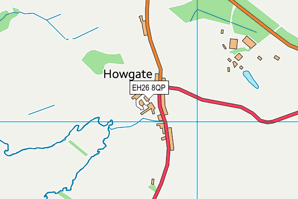 EH26 8QP map - OS VectorMap District (Ordnance Survey) EH26 8QP map - OS VectorMap District (Ordnance Survey)