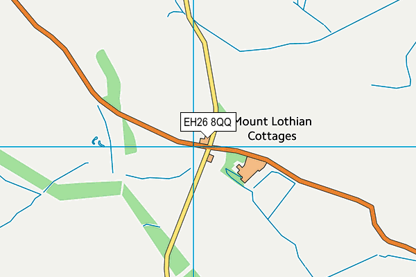 EH26 8QQ map - OS VectorMap District (Ordnance Survey) EH26 8QQ map - OS VectorMap District (Ordnance Survey)