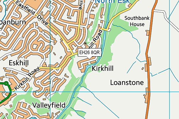 EH26 8QR map - OS VectorMap District (Ordnance Survey) EH26 8QR map - OS VectorMap District (Ordnance Survey)