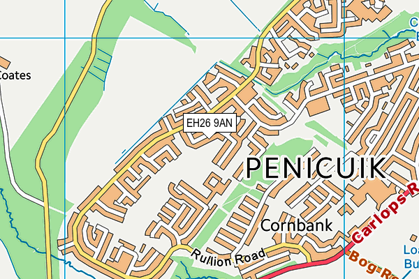 EH26 9AN map - OS VectorMap District (Ordnance Survey) EH26 9AN map - OS VectorMap District (Ordnance Survey)