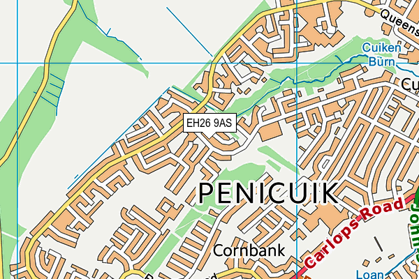 EH26 9AS map - OS VectorMap District (Ordnance Survey) EH26 9AS map - OS VectorMap District (Ordnance Survey)