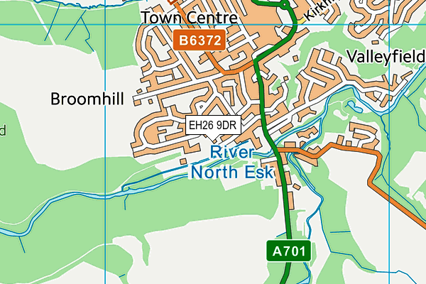 EH26 9DR map - OS VectorMap District (Ordnance Survey) EH26 9DR map - OS VectorMap District (Ordnance Survey)