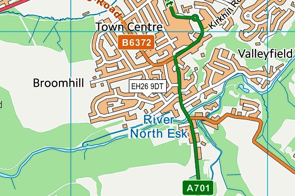 EH26 9DT map - OS VectorMap District (Ordnance Survey) EH26 9DT map - OS VectorMap District (Ordnance Survey)