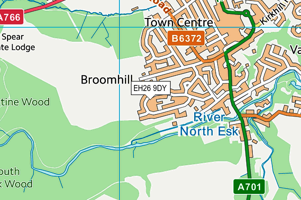 EH26 9DY map - OS VectorMap District (Ordnance Survey) EH26 9DY map - OS VectorMap District (Ordnance Survey)