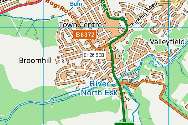 EH26 9EB map - OS VectorMap District (Ordnance Survey) EH26 9EB map - OS VectorMap District (Ordnance Survey)